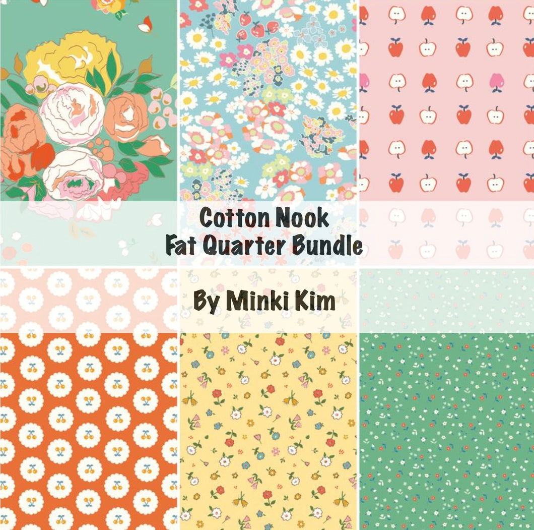 RESERVATION - Cotton Nook Fat Quarter Bundle by Minki Kim