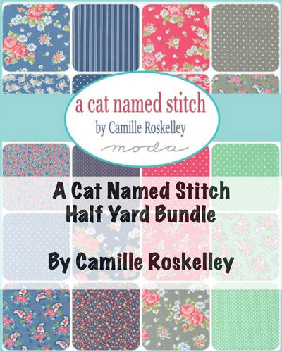RESERVATION - A Cat Named Stitch Half Yard Bundle by Camille Roskelley