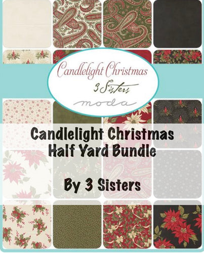 RESERVATION - Candlelight Christmas Half Yard Bundle by 3 Sisters