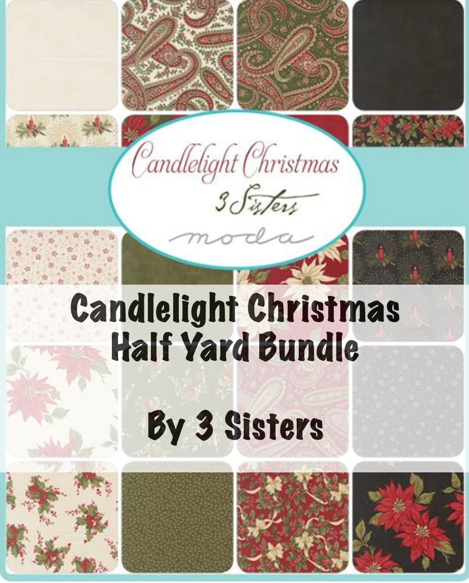 RESERVATION - Candlelight Christmas Half Yard Bundle by 3 Sisters