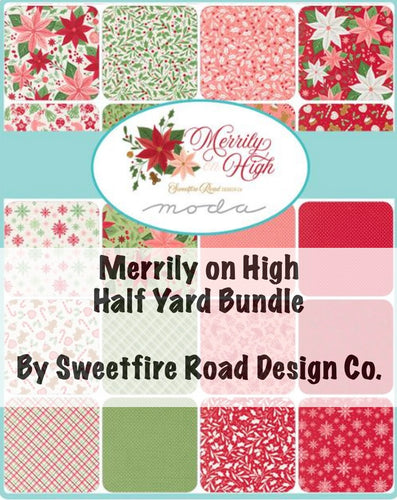 RESERVATION - Merrily on High Half Yard Bundle by Sweetfire Road Design Co.