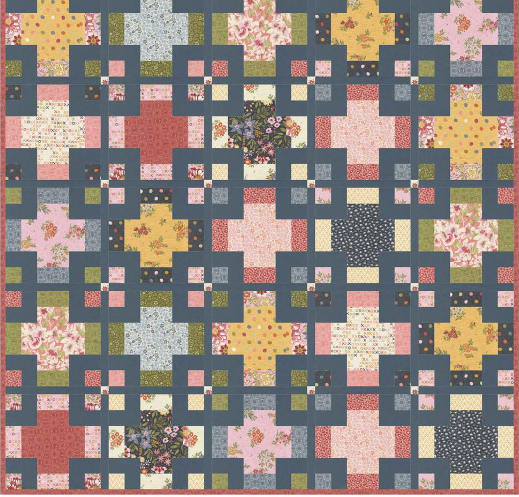 RESERVATION - Fieldrush Frankie Quilt Kit by BasicGrey
