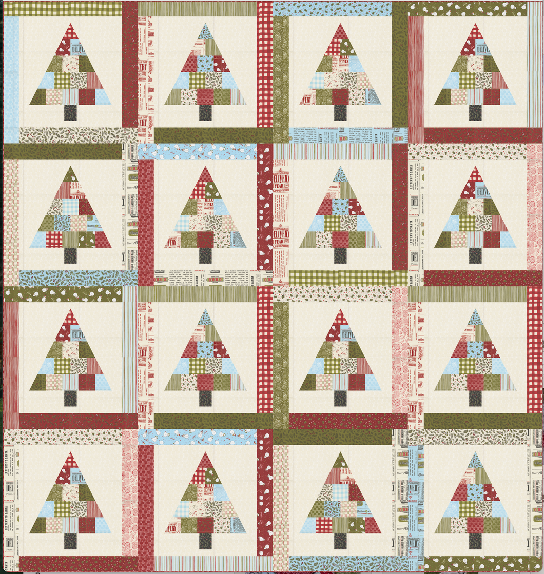 Emmitt and Ivy The Tree Farm Quilt Kit by Sweetwater