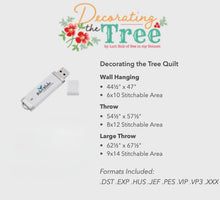 Load image into Gallery viewer, RESERVATION - Baked with Love Decorating the Tree Machine Embroidery USB Only Pattern by Lori Holt