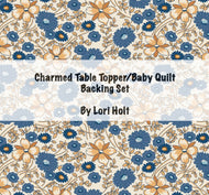 RESERVATION - Denim and Daisy Charmed Table Topper/Baby Quilt Boxed Kit Backing Set by Lori Holt