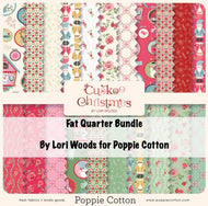 RESERVATION - Cuckoo Christmas Fat Quarter Bundle by Lori Woods for Poppie Cotton