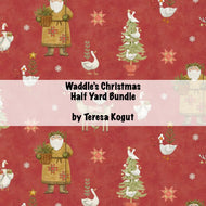 RESERVATION - Waddle's Christmas Half Yard Bundle by Teresa Kogut