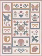 RESERVATION - Petal and Patch Sampler Quilt Kit by Kassidy Grace