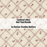 RESERVATION - Cardinal's Nest Half Yard Bundle by Kansas Troubles Quilters