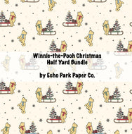 RESERVATION - Winnie-the-Pooh Christmas Half Yard Bundle by Echo Park Paper Co.