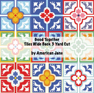 RESERVATION - Good Together Wide Back 3 Yard Cut Tiles Multi by American Jane