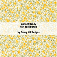 RESERVATION - Apricot Candy Half Yard Bundle by Bunny Hill Designs