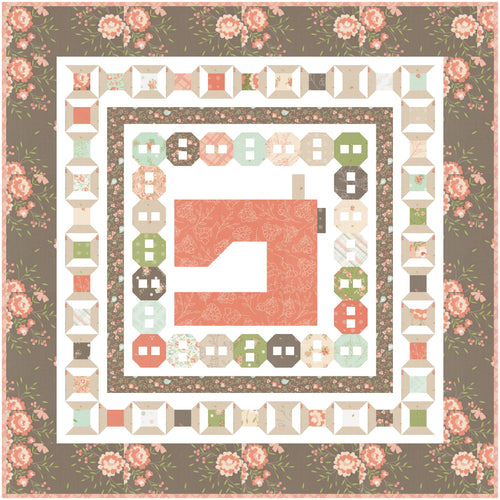 RESERVATION - Abloom In Stitches Mini Quilt by Corey Yoder