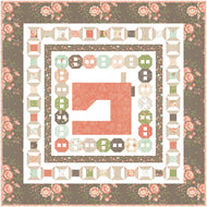 Abloom In Stitches Mini Quilt by Corey Yoder