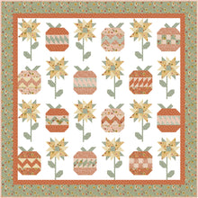 Load image into Gallery viewer, RESERVATION - Sunflower Whispers Fall Garden Boxed Quilt Kit by Lisa Audit