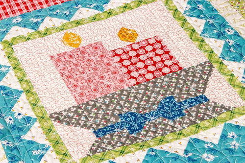 Home Town Holiday Quilt Seeds - No. 6 Candles Fabric Kit by Lori Holt