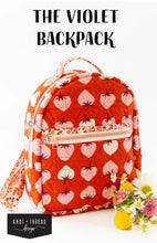 Load image into Gallery viewer, The Violet Backpack Pattern by Knot and Thread Design