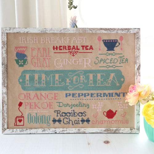 Time For Tea Typography by Beverly McCullough