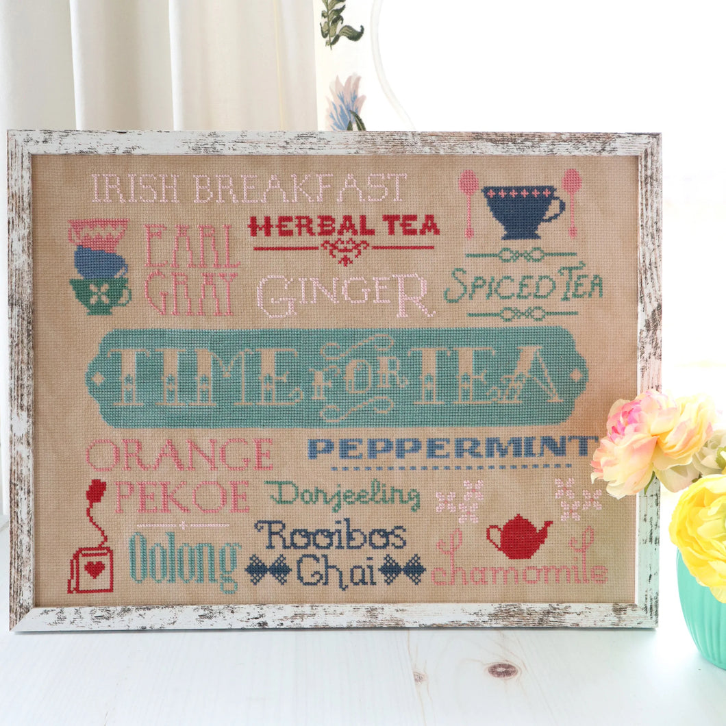 Time For Tea Typography by Beverly McCullough