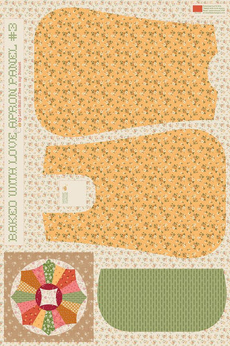 RESERVATION - Baked With Love Home Dec Apron Panel #3 by Lori Holt