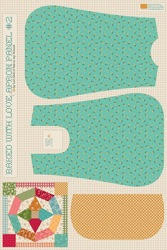 RESERVATION - Baked With Love Home Dec Apron Panel #2 by Lori Holt
