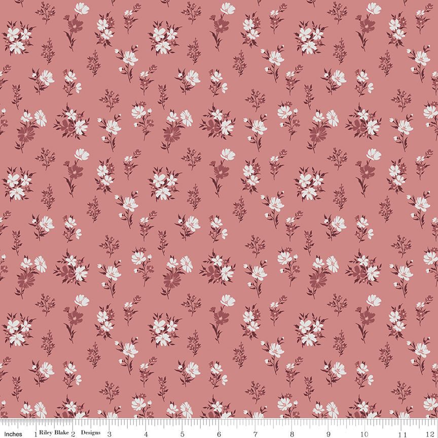 A Walk on the Prairie Floral Dusty Rose by Modern Prairie