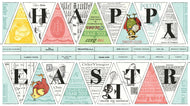 Egg Hunt Happy Easter Bunting Panel by J. Wecker Frisch