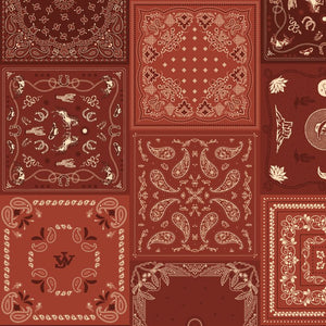 John Wayne American West Bandana Red by The RBD Designers