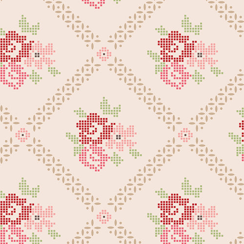 Mercantile Wide Back Adore Pink by Lori Holt