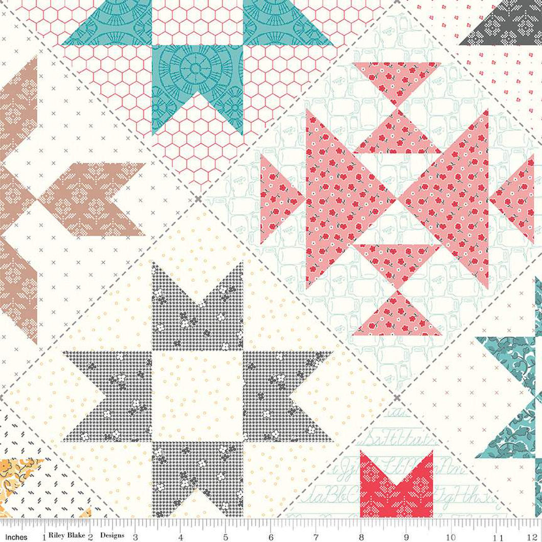 Stitch - Wide Back Cheater Print by Lori Holt