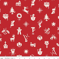 Home Town Holiday Wide Back Christmas Schoolhouse by Lori Holt