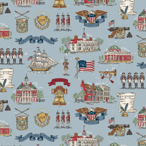 COMING SOON - Independence Main Blue by The RBD Designers