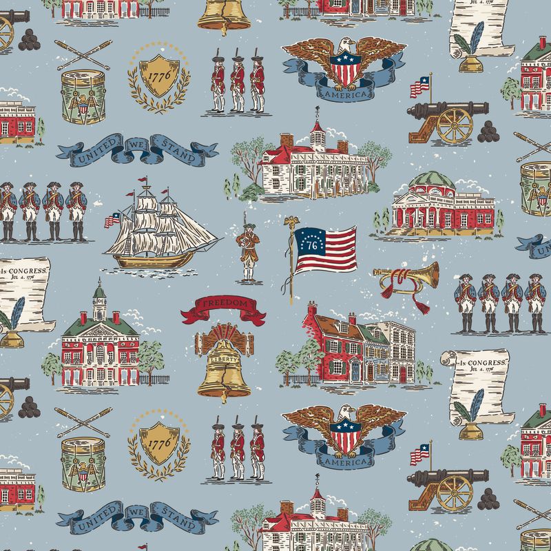 COMING SOON - Independence Main Blue by The RBD Designers