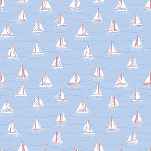 Yacht Club Sailboats Sky by Amanda Niederhauser