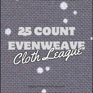 SUBSCRIBE AND SAVE - 25 Count Evenweave Cloth League by Happy Little Stitch Shop