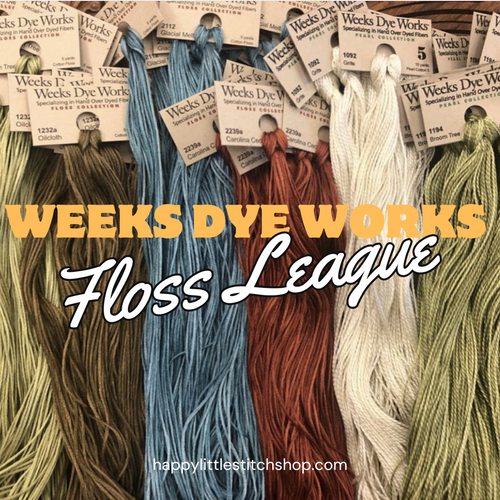RESERVATION - Weeks Dye Works Floss League by Happy Little Stitch Shop