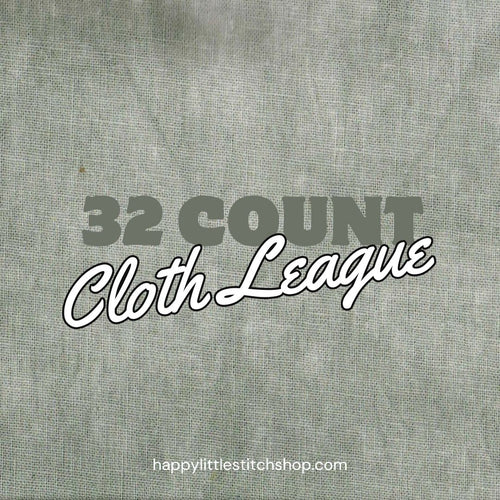 SUBSCRIBE AND SAVE - 32 Count Linen Cloth League by Happy Little Stitch Shop