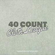 SUBSCRIBE AND SAVE - 40 Count Linen Cloth League by Happy Little Stitch Shop
