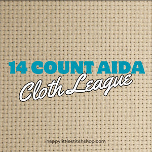 SUBSCRIBE AND SAVE - 14 Count Aida Cloth League by Happy Little Stitch Shop