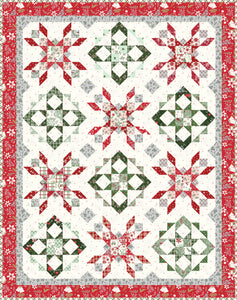 RESERVATION - Mistletoe and Holly Winter Kisses Quilt Kit by Beverly McCullough