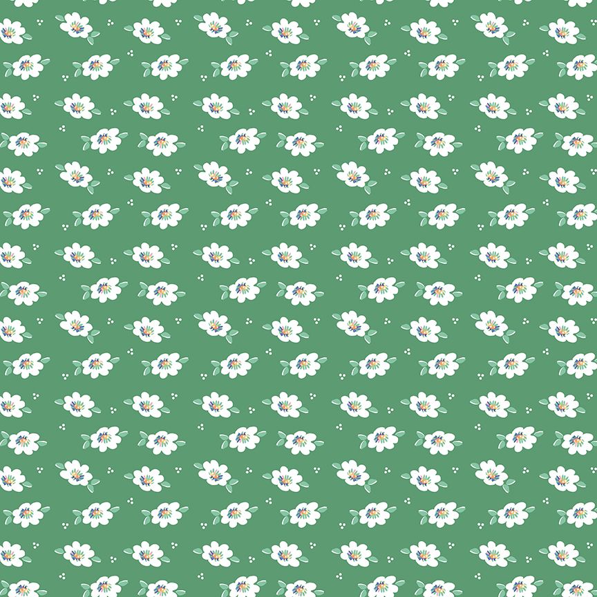 Always in Season Lazy Daisy Green by American Jane