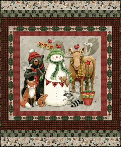 RESERVATION - Northern Christmas Panel Quilt Kit by Teresa Kogut