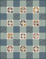 Charmed and Treasured Gingham and Grace Quilt Kit by Kassidy Grace