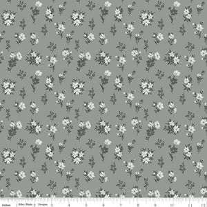 A Walk on the Prairie Floral Sage Gray by Modern Prairie