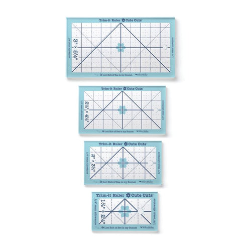 RESERVATION - Cute Cuts Trim-it Small Rectangle Ruler Set by Lori Holt