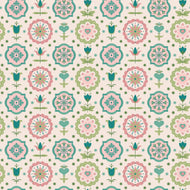 Piece and Plenty Wide Back Spring Charm Lagoon by Lori Holt