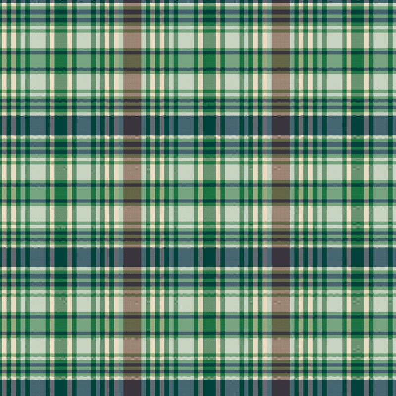 Plaid-Venture Club Fisher Green by The RBD Designers