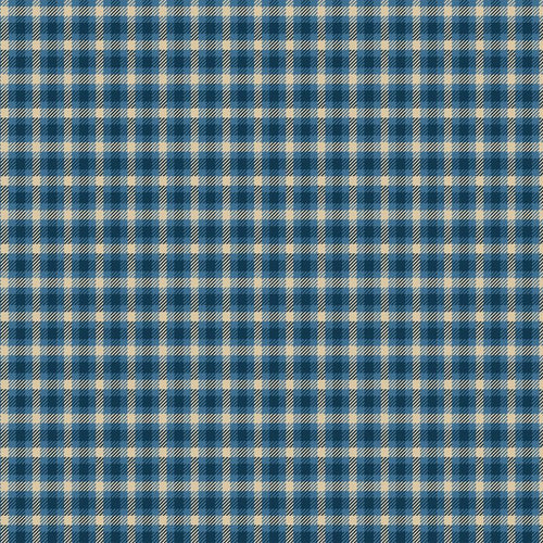 Plaid-Venture Club Scout Blue by The RBD Designers