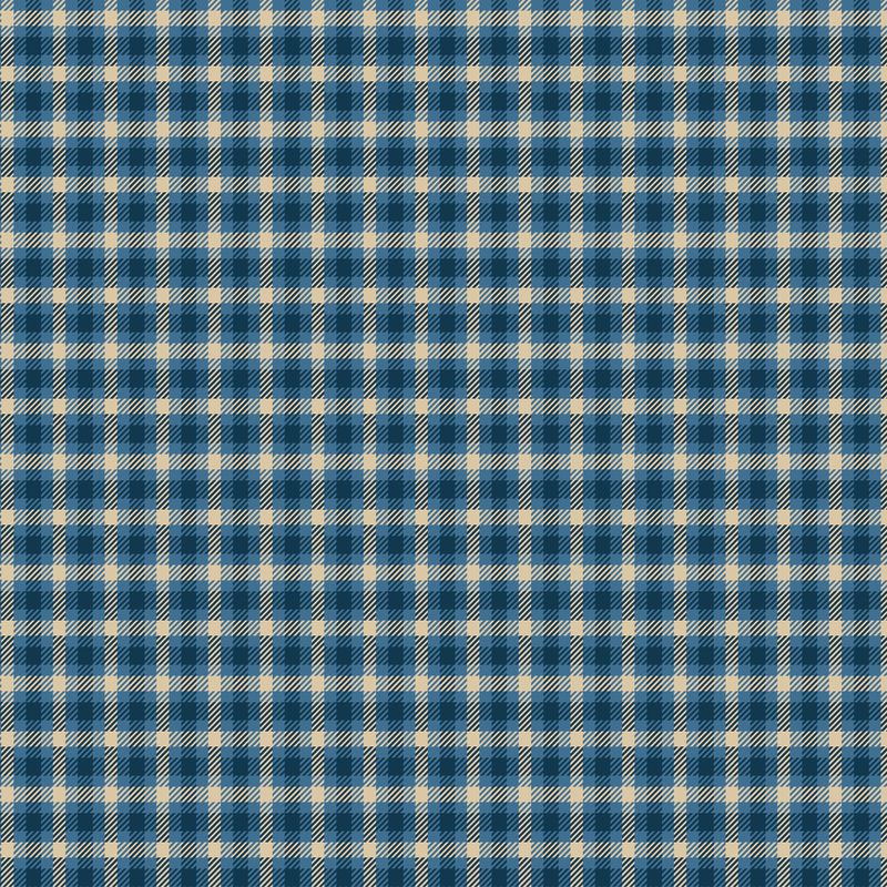 Plaid-Venture Club Scout Blue by The RBD Designers