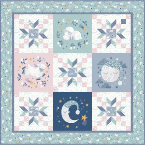 RESERVATION - Twinkle Little Star Panel Quilt Kit by Natalia Juan Abello